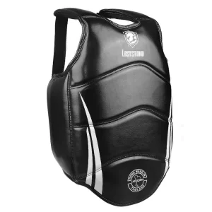 Leather Boxing Sanda Chest Protector Thickened Practical Training Protective Equipment for Muay Thai Fighting
