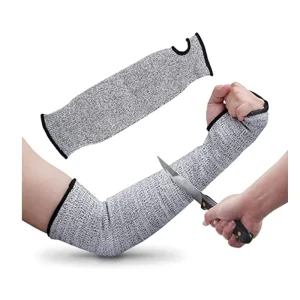 Level 5 Cut-Resistant Abrasion-Resistant Arm Guard Sleeve Thumb Hole HPPE Self-Defense Wrist Guard