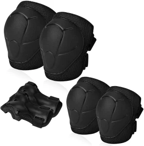 Lightweight 6 in 1 Kids Protective Gears Roller Skating Cycling Knee Elbow Pads Guard