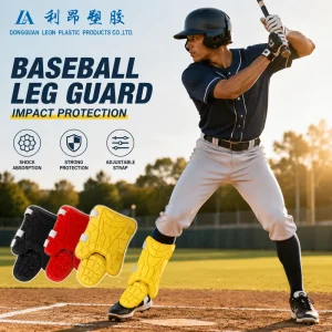 Lightweight Baseball Batter Shin Guards for Left Right Hand Hitter Adjustable Softball Leg Shields Protective Gear