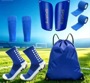 Lightweight Breathable 5 Pcs Set Football Training Shin Guards Sock Sleeves