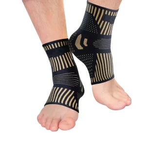 Lightweight Breathable Ankle Sleeve with Ankle Support Sweat Wicking Ankle Brace for Wearing Shoes