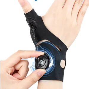 Lightweight Breathable Rotary Buckle Wrist Thumb Support Dual Velcro Fixation Wrist Guard for Office Sports Hand Pain Protection