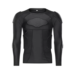 Lightweight EVA Anti-Collision Body Armor 8-Pad Honeycomb Impact Protection Shirts Stretch Shoulder Waist Elbow Guard