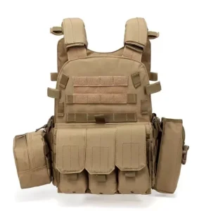 Lightweight Multi Functional Tactical Vest 6094 Board Pluggable Outdoor Real Life CS Training Equipment Personal Defense Armor