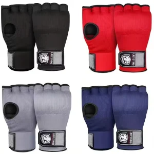Long Wrist Strap Men Women Karate Equipment Inner Half Finger Gel Boxing Gloves Protective Martial Arts and Boxing Gloves