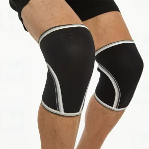 Low MOQ Custom Weight Lifting Thigh Protector Thick Neoprene Knee Sleeve 7mm