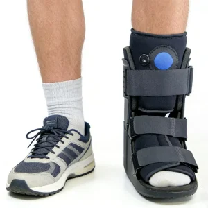 Low MOQ Medical Orthopedic Air Bladder Non slip 3 Layers Ankle Protection Support Brace Black Air Cam Walker Fracture Boot