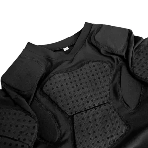 Low MOQ Protective Base Layer with Rib and Shoulder Padding