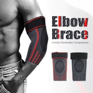 Low MOQ Sports Elbow Wraps Knee Support Adjustable Elbow Pad Sleeves Knee and Gym Elbow Protector for Basketball