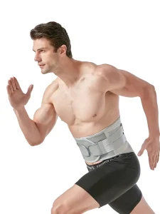 Lower Back Pain Relief Back Brace Support Belt Adjustable Waist Lumbar Support Detachable Breathable Nylon Summer Protection