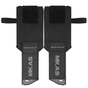 MKAS Sports High Quality Weightlifting Workout Power Lifting Wrist Support Wrap Gym Custom Elastic Wrist Brace