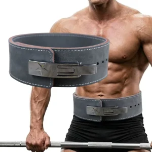 MKAS Suede Cowhide Leather Weightlifting Belt 10mm Thick Wide Fitness Gym Belt Custom Branding for Weight Lifting