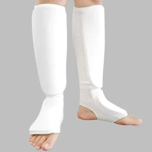 MMA Shin Pads for Muay Thai and Kickboxing Protective Shin Guards with Instep Guard for Sparring and Training
