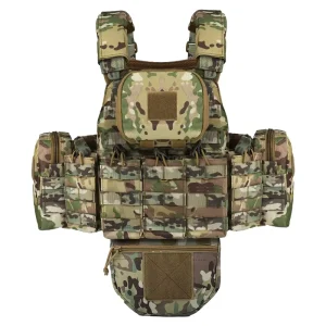 MOLLE Tactical Gear Equipo Tactico Chaleco Tactico Plate Carrier Tactical Vest with Crotch Protection