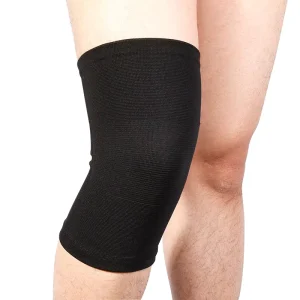 Manufacture Nylon Knitting Compression Knee Brace Breathable Kneepads Flexible Protective Gear for Running Gym Fitness