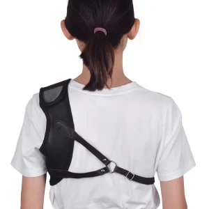 Manufacturer Breathable Double Knit Sandwich Mesh Material Chest Protector Archery Chest Guard