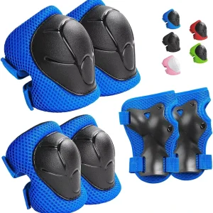 Manufacturer Children’s Skateboard Protective Gear Set Balance Wheel Skating Protective Gear Knee Pads Elbow Pads for