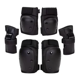 Manufacturer Customizable Six Piece Set Adult Children’s Protective Gear for Skateboarding Roller Skating Knee Pads Elbow Pads