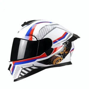 Manufacturer New Fashion Style Black Shock Proof Racing Abs Motorsport Racing Full Face Predator Smart Motorcycle Helmets