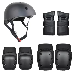 Manufacturers Children’s Helmet Protective Gear Set Adult Skateboarding Roller Skating Protective Gear 7 piece Set