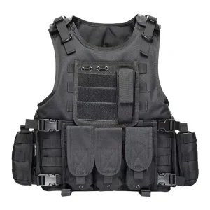Manufacturer’s Combat Security Tactical Molle Armored Vest Polyester Protective Personal Guard Suit