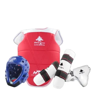 Martial Arts Durable Taekwondo WTF Training Protection Equipment Sparring Gear Set Body Protector