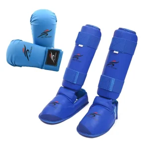 Martial Arts Karate WKF Approved OEM Gear Karate Gloves Mitts Hand Protector Training Gloves