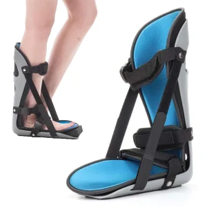 Medical Ankle Foot Support Brace Adjustable Plantar Fasciitis Night Splint for Stability
