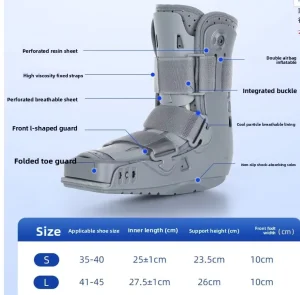 Medical Anti Slip Ankle Fracture Air Light Walking Boot