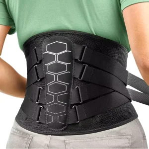 Medical Breathable High Elastic Steel Plate Lumbar Support Belt with Professional Protection for Sports Fitness