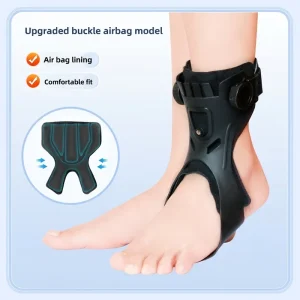 Medical Foot Drop Orthosis Adjustable Ankle Brace Dial Tension Foot Drop Corrector Stroke Rehabilitation Physical Therapy