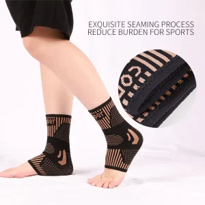 Medical Grade Ankle Stabilizer for Sprained Ligament Adjustable Ankle Support Plantar Fasciitis Ankle Sleeve for Swelling Relief