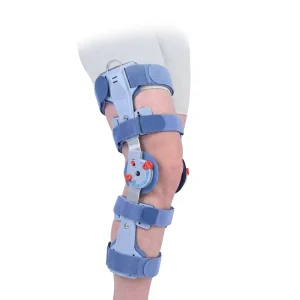 Medical Hinged Knee Orthosis Stabilizer with Professional Protection and Adjustable Comfort for Leg Rehabilitation