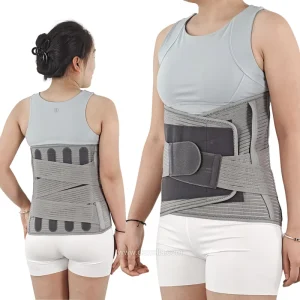 Medical Lower Back Support Belt Elastic Compression Fixation Lumbar Waist Brace Support for Pain Relief
