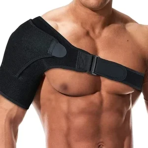 Medical Pain Relief Sports Fitness Protection Breathable Single Shoulder Strap Pad Elastic Adjustable Shoulder Brace Support