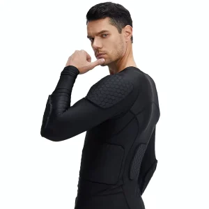 Men Long Sleeve Protector Suit for Football Basketball