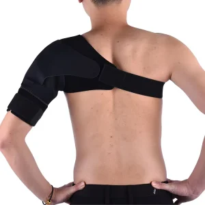 Men Sport Adjustable Shoulder Protector Guard Compression Elastic Neoprene Quick Dry Breathable