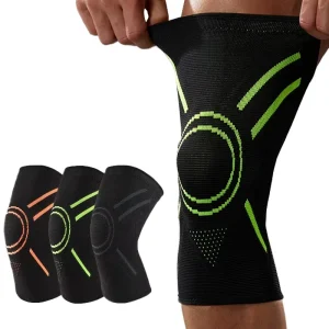 Men Women High Elastic Outdoor Knee Support Sleeve Non Slip Climbing Fitness Sports Knee Protector Daily Use Joint Protector