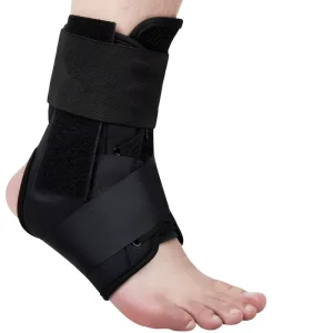 Men Women Lace Up Stabilizer Sprained Volleyball Ankle Braces