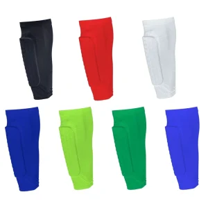 Men Women Soft Slim Compression Shin Guard Sleeve Protector Shinguard Socks with Sponge Honeycomb Pad for Football Soccer Game