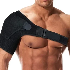 Men Women Sports Fitness Protection Support Belt Left and Right Shoulder Pad Guard