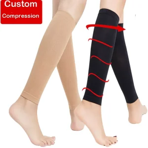 Men and Women Therapy Running Knee High Sport Leg Sleeve Shin Guard Splint Varicose Vein Psysiotherapy Socks