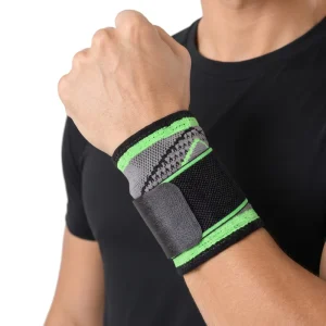 Menics OEM ODM Sports Wrist Support Belt Protection Adjustable Compression Wrap For Weightlifting Gym Workout Athletic Training