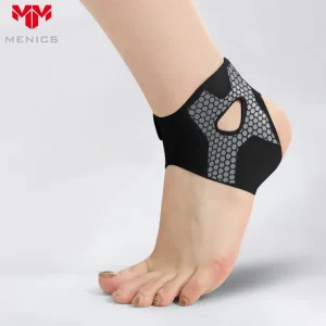 Menics Professional Protection Ankle Braces Lightweight Compression Spandex Nylon Hook Loop Closure For Running Fitness Sports