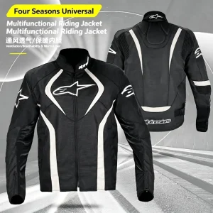 Men’s 4 Season Off Road Motorcycle Riding Suit Impact Resistant Protective Rally Jacket & Pants Set