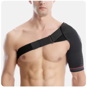 Men’s Adjustable Compression Fixed Bandage Cross Border Adult Sports Shoulder Support for Weightlifting and Strength Training