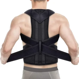Men’s Back Posture Corrector Back Braces Belts Lumbar Support Belt Strap Adjustable Back Posture Corrector Belt