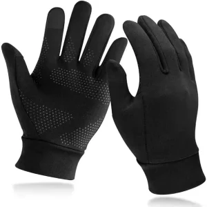 Men’s Full Finger Breathable Racing Gloves Cycling Motorbike Sports Touchscreen Knit Heated Cycling Gloves Long Finger Gloves