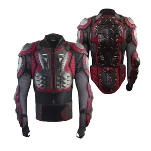 Men’s Motorcycle Riding Jacket PP Shell Shockproof Lining Adjustable Buckle Closure Breathable Design All Season
